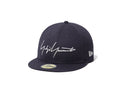 59FIFTY Yohji Yamamoto FW19 シグネチャーロゴ ダックネイビー × クローム