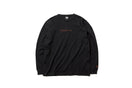 長袖 コットン Tシャツ Yohji Yamamoto FW19 シグネチャーロゴ ブラック
