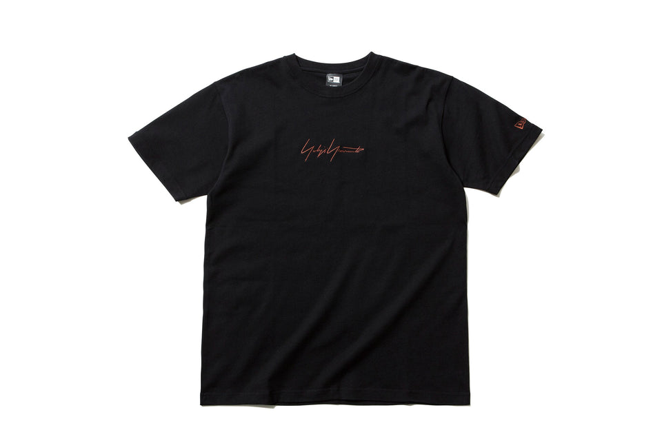 コットン Tシャツ Yohji Yamamoto FW19 シグネチャーロゴ ブラック