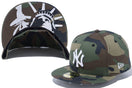 59FIFTY スタチューオブリバティ ニューヨーク・ヤンキース ウットランドカモ × スノーホワイト