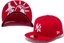 59FIFTY スタチューオブリバティ ニューヨーク・ヤンキース スカーレット × スノーホワイト