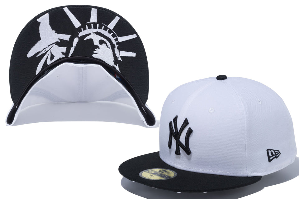 59FIFTY スタチューオブリバティ ニューヨーク・ヤンキース オプティックホワイト × ブラック