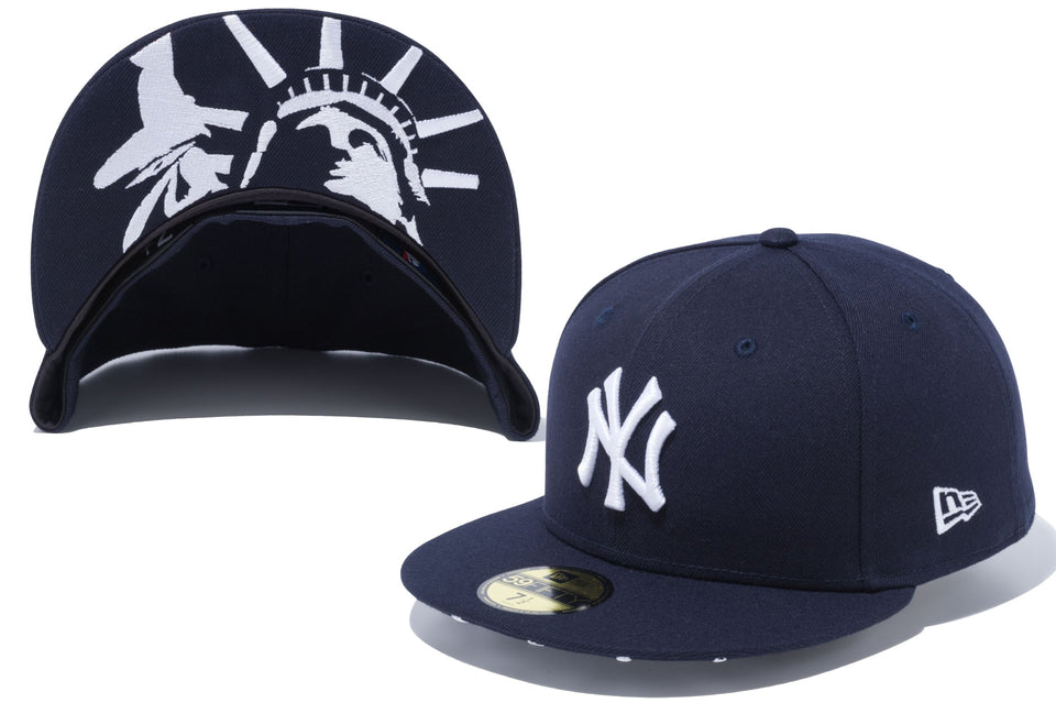 59FIFTY スタチューオブリバティ ニューヨーク・ヤンキース ネイビー × スノーホワイト