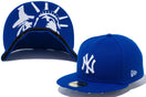 59FIFTY スタチューオブリバティ ニューヨーク・ヤンキース ライトロイヤル × スノーホワイト