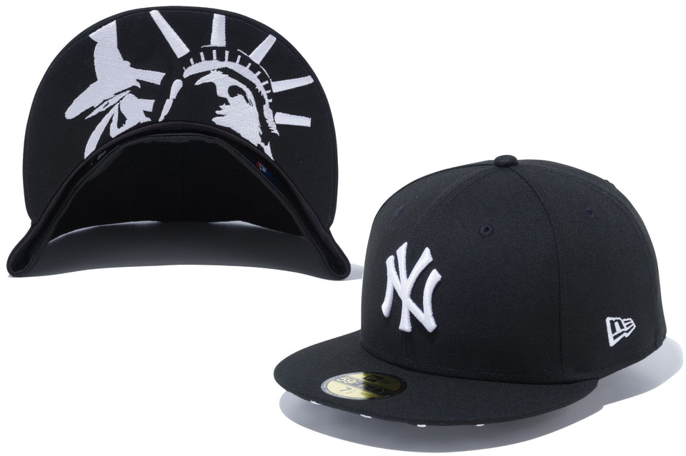 59FIFTY スタチューオブリバティ ニューヨーク・ヤンキース ブラック × スノーホワイト