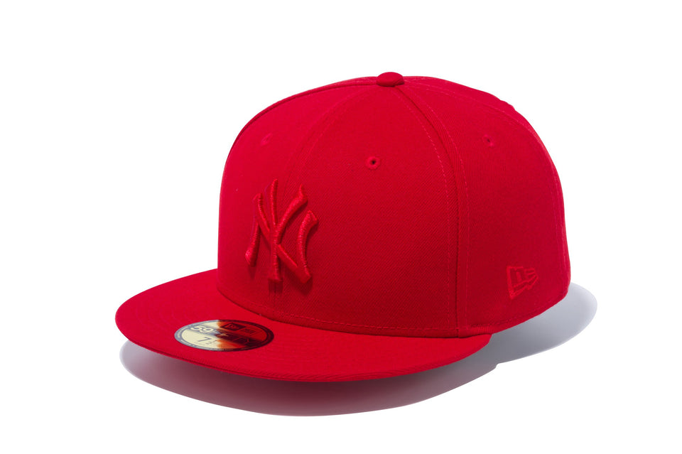 59FIFTY ニューヨーク・ヤンキース スカーレット × ラディアントレッド