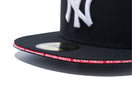 59FIFTY ニューヨーク・ヤンキース ブラック × スノーホワイト レッドサンドイッチバイザー
