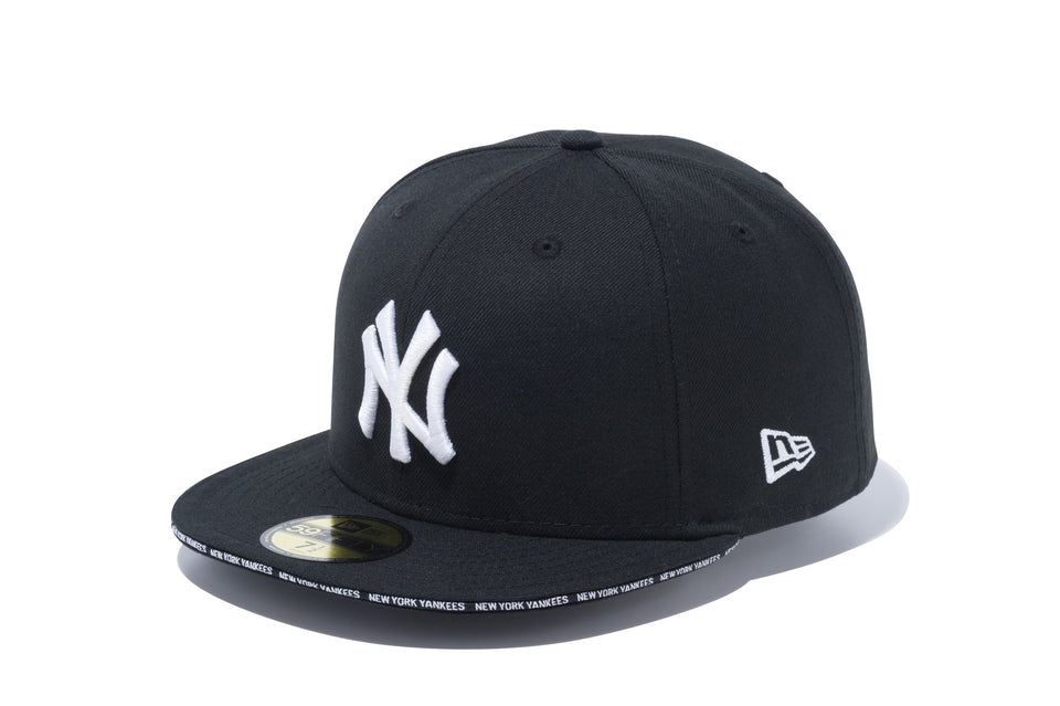 59FIFTY ニューヨーク・ヤンキース ブラック × スノーホワイト ブラックサンドイッチバイザー