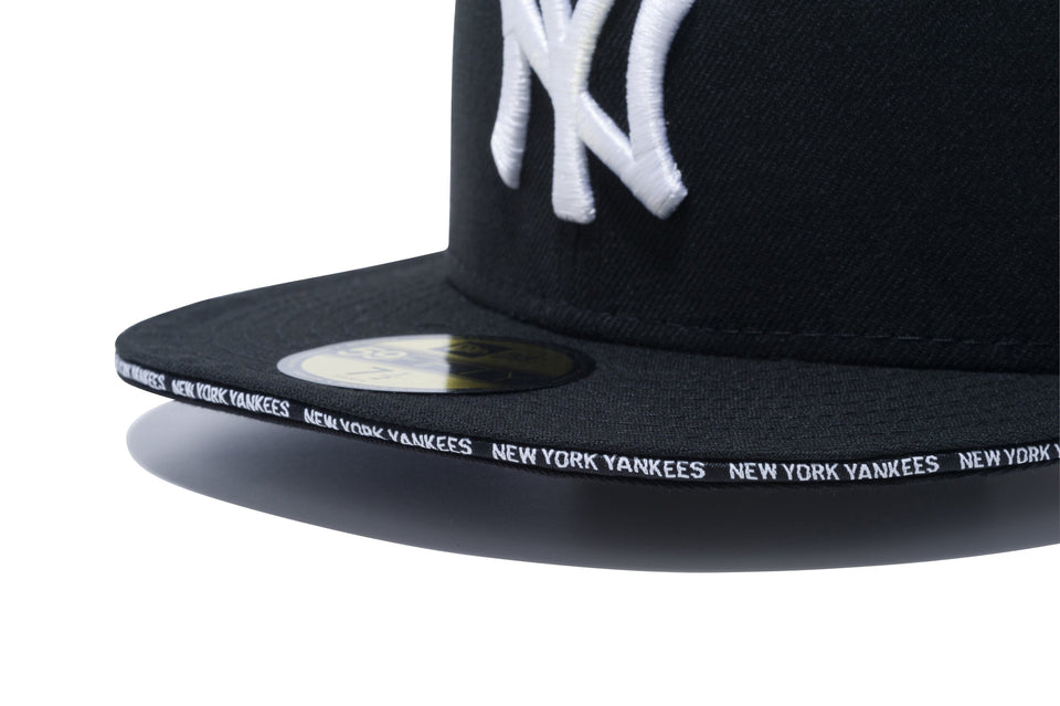 59FIFTY ニューヨーク・ヤンキース ブラック × スノーホワイト ブラックサンドイッチバイザー