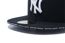 59FIFTY ニューヨーク・ヤンキース ブラック × スノーホワイト ブラックサンドイッチバイザー