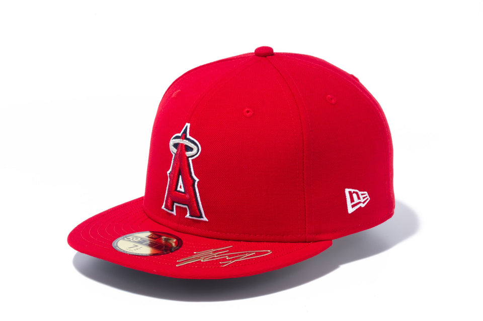 59FIFTY 大谷翔平コレクション ロサンゼルス・エンゼルス スカーレット × チームカラー