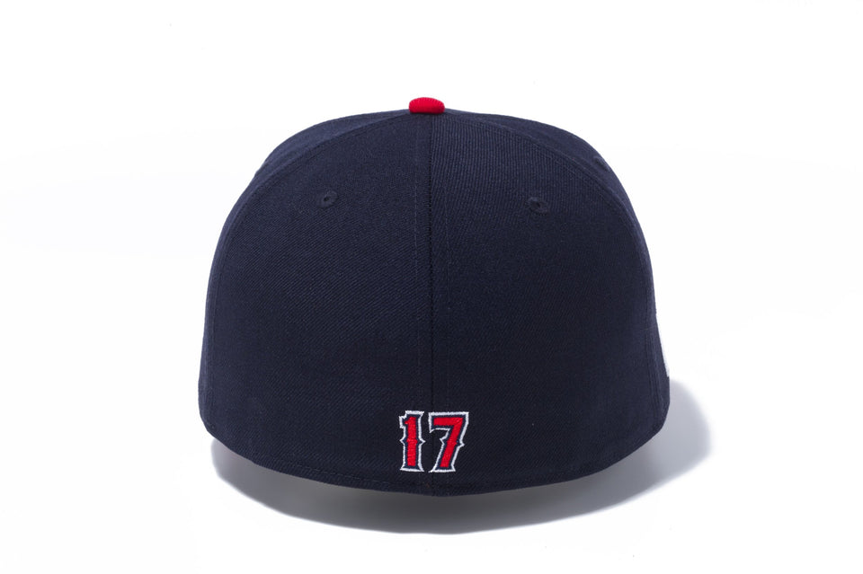 59FIFTY 大谷翔平コレクション ロサンゼルス・エンゼルス ネイビー × チームカラー スカーレットバイザー