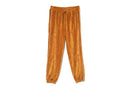 パイピングパンツ ベロア ゴールド