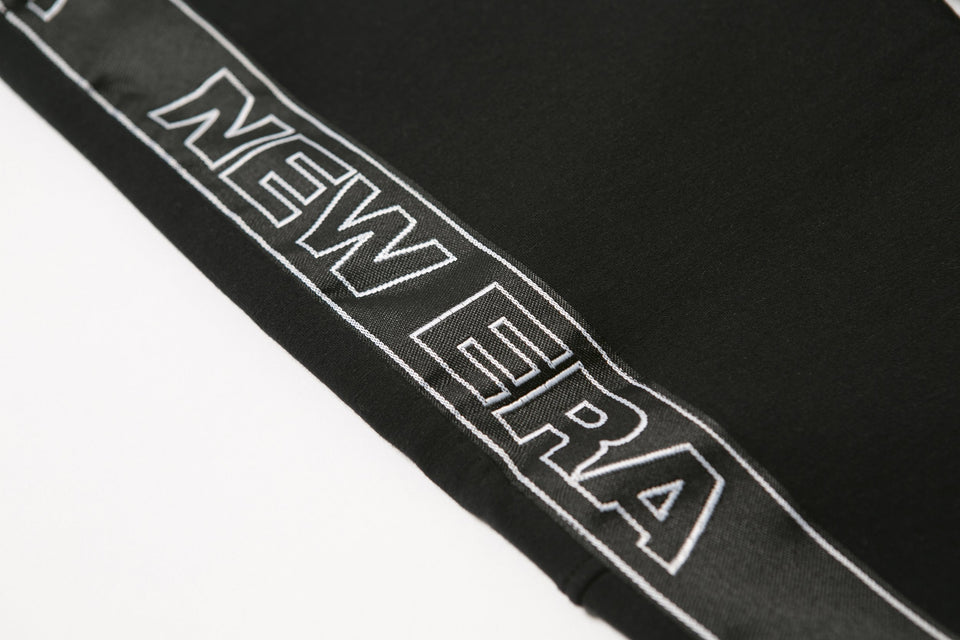 テックスウェット フルジップフーディージャケット ニューエラ ワードマークテープ ブラック 【NEW ERA WORKOUT】