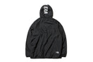 ウィンドジャケット ニューエラ フードロゴ ブラック × ホワイト 【 Performance Apparel 】