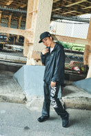 ウィンドジャケット ニューエラ フードロゴ ブラック × ホワイト 【 Performance Apparel 】