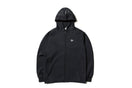 ウォームアップジャケット フードロゴ ブラック × ブラック 【 Performance Apparel 】