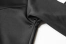 ウォームアップジャケット フードロゴ ブラック × ブラック 【 Performance Apparel 】