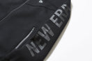 テックスウェット フルジップフーディージャケット ニューエラ フードロゴ ブラック 【Performance Apparel】