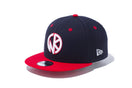 Youth 9FIFTY キン肉マン KINマーク 40th ネイビー スカーレットバイザー
