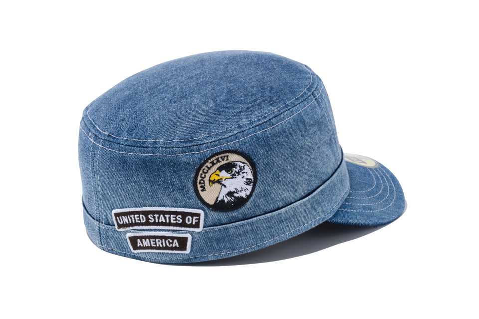 WM-01 ワッペン UNITED STATE OF AMERICA ウォッシュドデニム