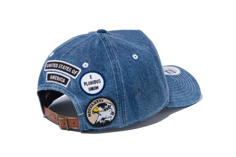 9FORTY A-Frame ワッペン UNITED STATE OF AMERICA ウォッシュドデニム