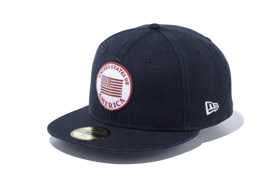 59FIFTY ワッペン UNITED STATE OF AMERICA ダックブラック