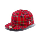 59FIFTY タータンチェック レッドチェック ブラックアンダーバイザー