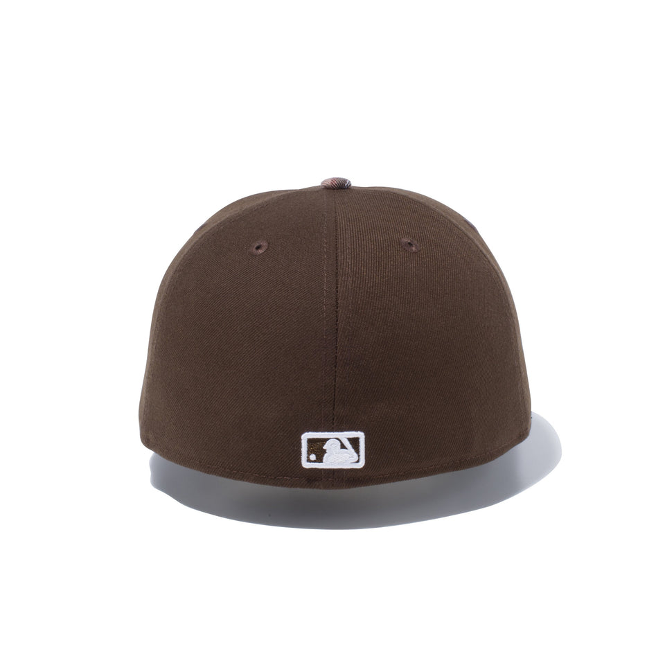 59FIFTY タータンチェック ニューヨーク・ヤンキース ウォルナット ブラウンチェックバイザー