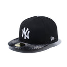 59FIFTY タータンチェック ニューヨーク・ヤンキース ブラック ブラックチェックバイザー