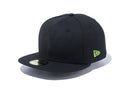 59FIFTY ベーシック ブラック ネオングリーンフラッグ