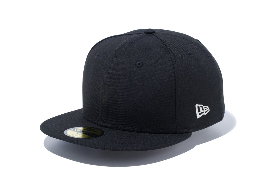 59FIFTY ベーシック ブラック メタリックシルバーフラッグ