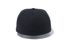 59FIFTY ベーシック ブラック メタリックシルバーフラッグ