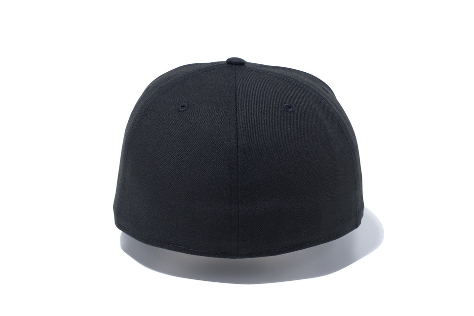 59FIFTY ベーシック ブラック ブライトターコイズフラッグ