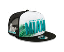 9FIFTY トラッカー NFL スーパーボウルLIV MIAMI ホワイト ブラックメッシュ