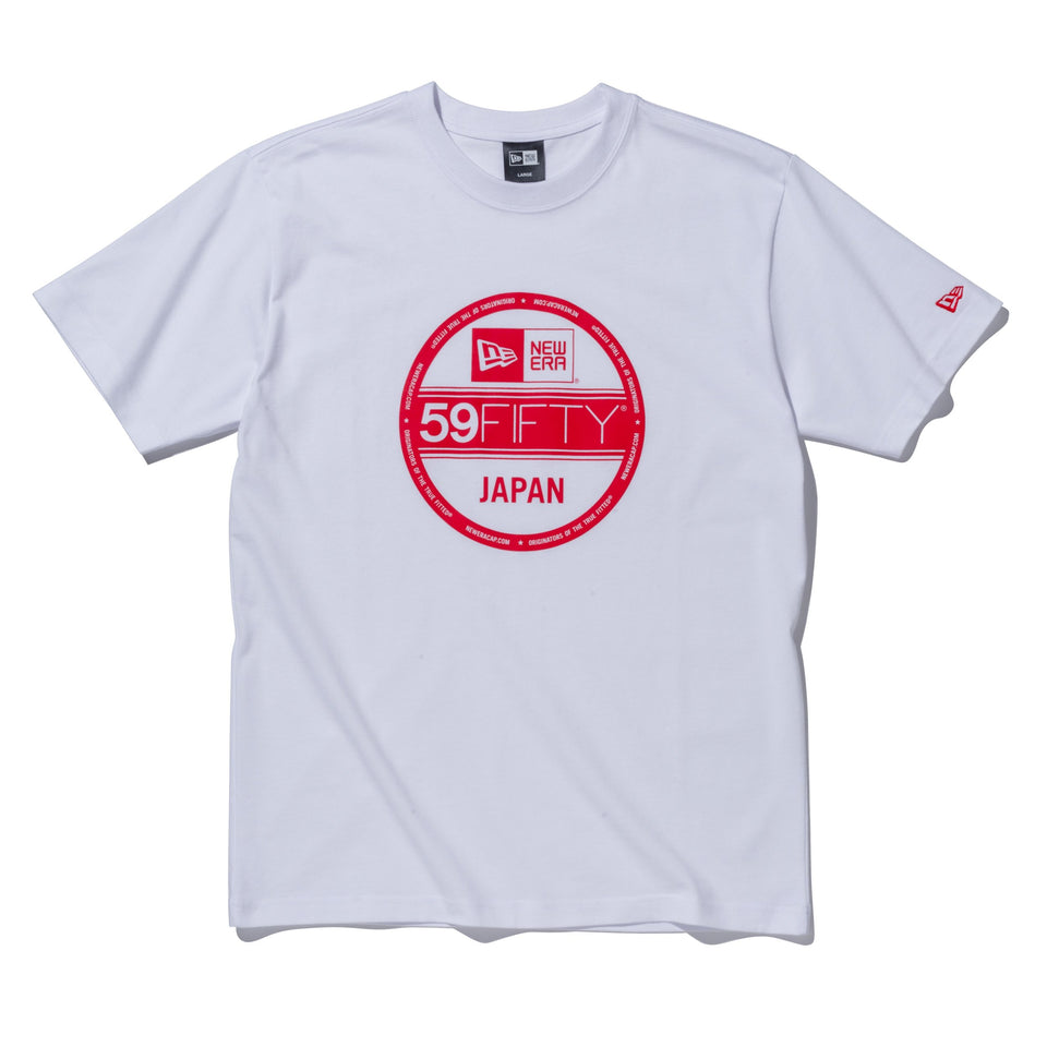 【ストア限定】 コットン Tシャツ バイザーステッカー ジャパン ホワイト