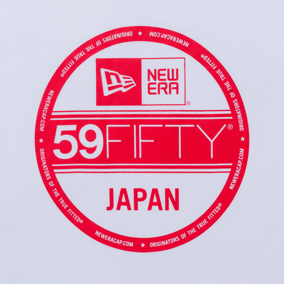 【ストア限定】 コットン Tシャツ バイザーステッカー ジャパン ホワイト