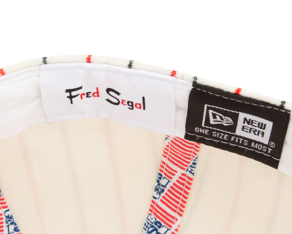 【ストア限定】 9TWENTY Fred Segal フレッド シーガル ストライプ ネイビーバイザー