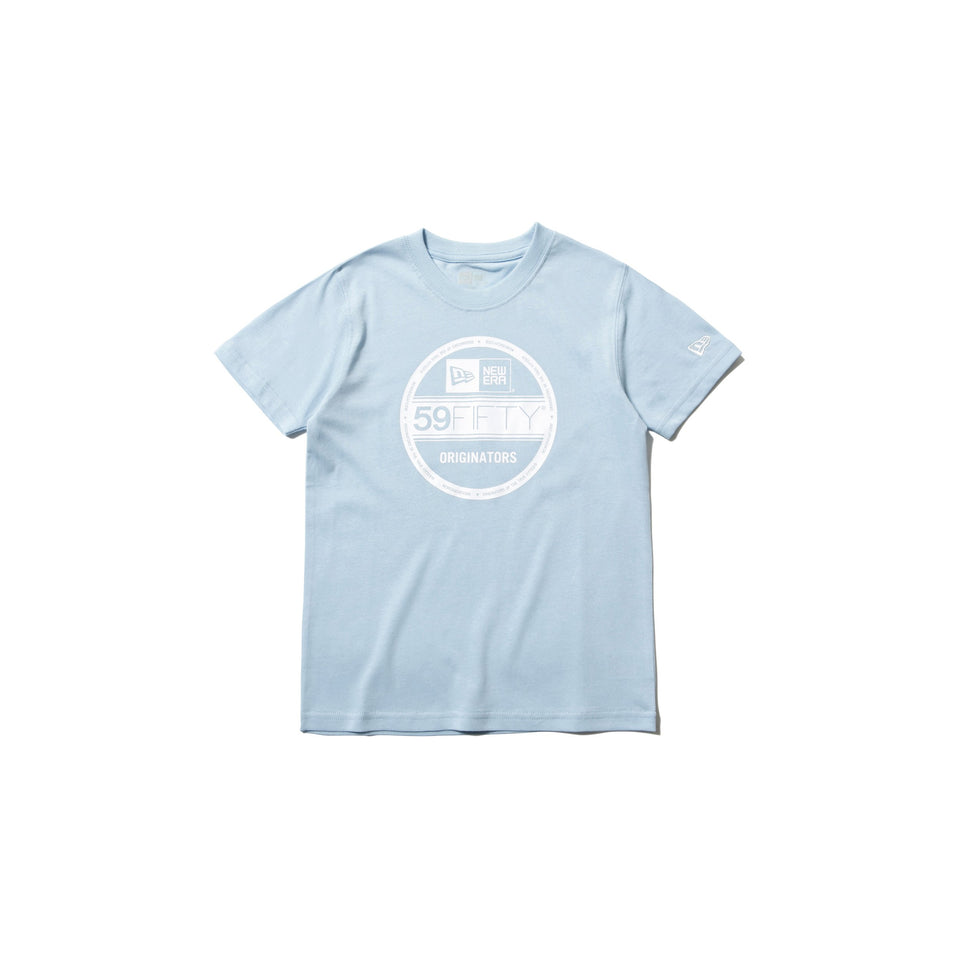 Youth コットン Tシャツ バイザーステッカー ライトブルー