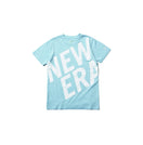 Youth コットン Tシャツ ズームアップニューエラ ライトブルー