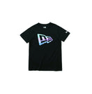 Youth コットン Tシャツ カラータイダイ フラッグロゴ ブラック