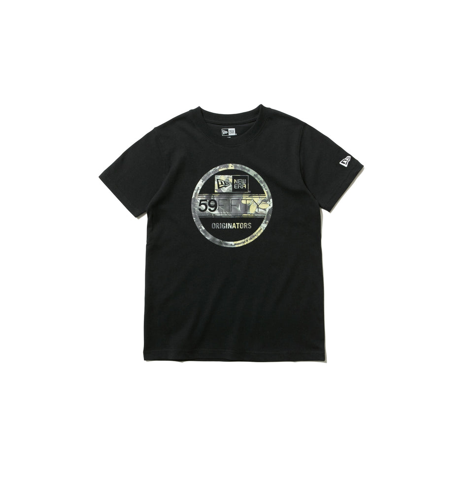 Youth コットン Tシャツ ボタニカル バイザーステッカー ブラック
