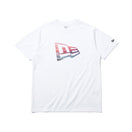 半袖 パフォーマンス Tシャツ ユートピア フラッグロゴ ホワイト レギュラーフィット