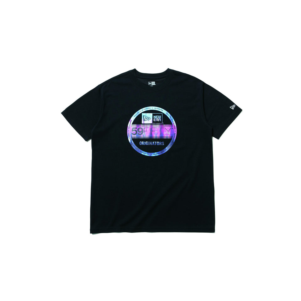 半袖 パフォーマンス Tシャツ カラータイダイ バイザーステッカー ブラック × タイダイ レギュラーフィット
