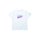半袖 パフォーマンス Tシャツ カラータイダイ フラッグロゴ ホワイト × タイダイ レギュラーフィット