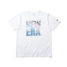 半袖 パフォーマンス Tシャツ 桜 富士山 スクエアニューエラ ホワイト レギュラーフィット