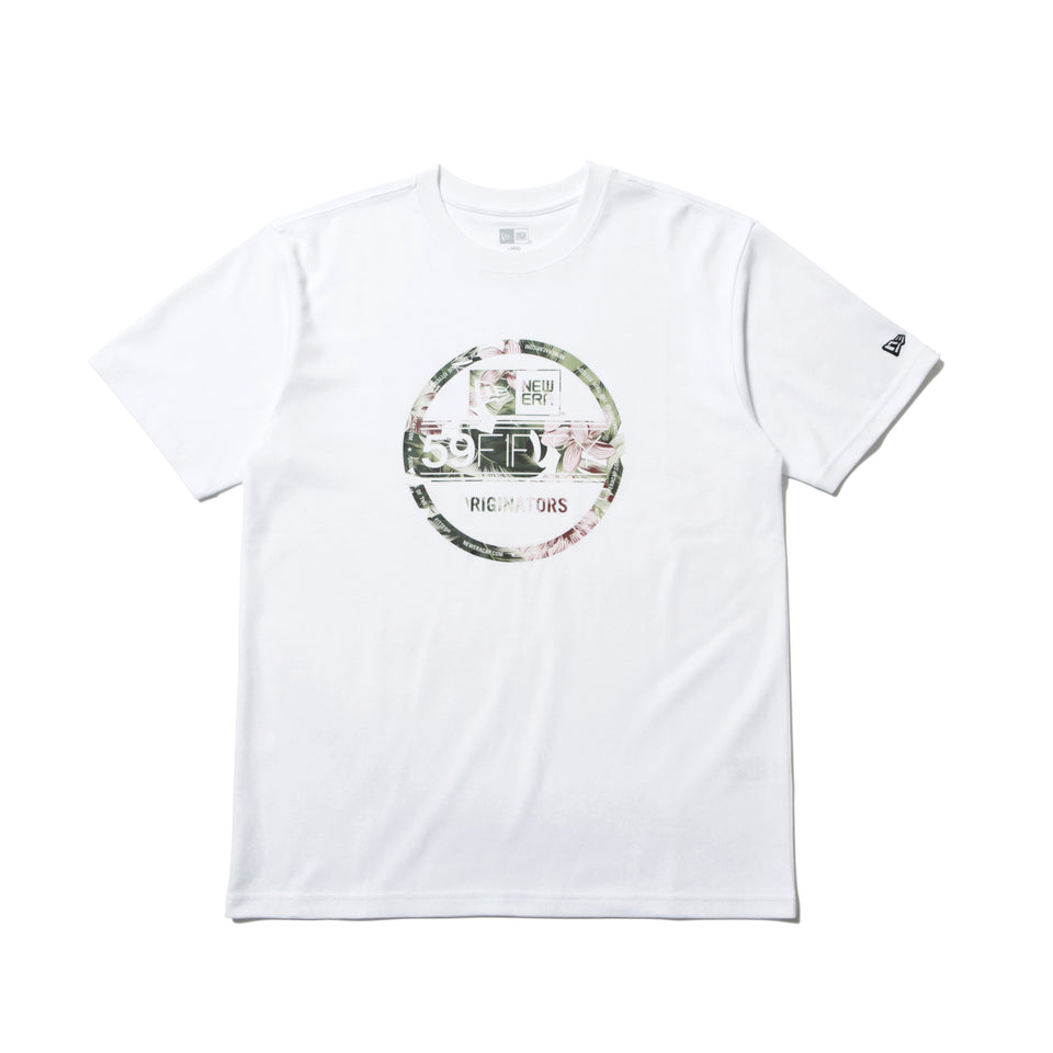 半袖 パフォーマンス Tシャツ ボタニカル バイザーステッカー ホワイト レギュラーフィット
