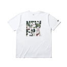 半袖 パフォーマンス Tシャツ ボタニカル スクエアニューエラ ホワイト レギュラーフィット