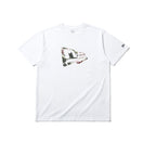 半袖 パフォーマンス Tシャツ ボタニカル フラッグロゴ ホワイト レギュラーフィット