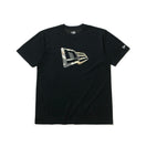 半袖 パフォーマンス Tシャツ ボタニカル フラッグロゴ ブラック レギュラーフィット